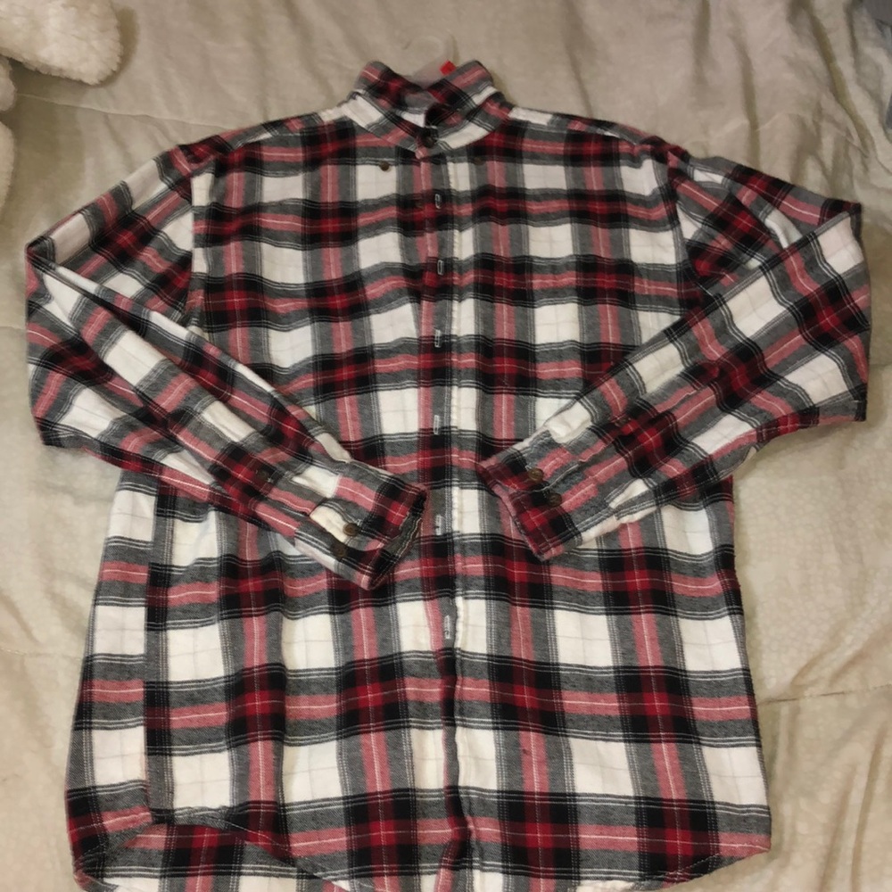 Red and white flannel